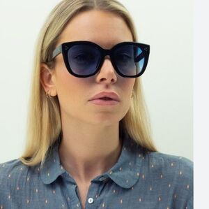 CHANEL Oversized Purple  Sunglasses 5358